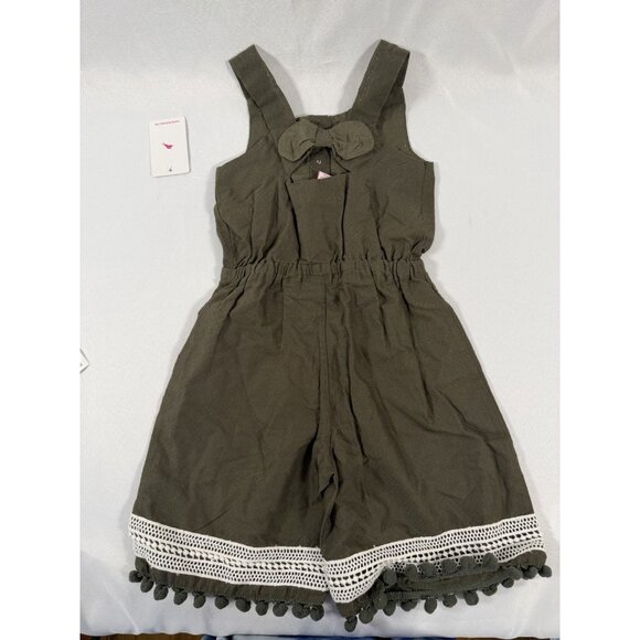 Tommy Bahama Kids girls' Olive Green Romper Size 2T NWT - Picture 2 of 3